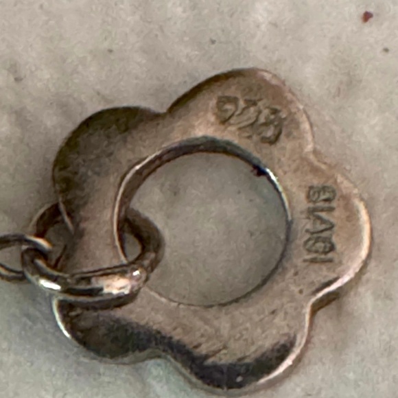 ✨Exquisite Sterling Silver Carlo Biagi Purple and Green Necklace and Earring Set - Picture 16 of 16